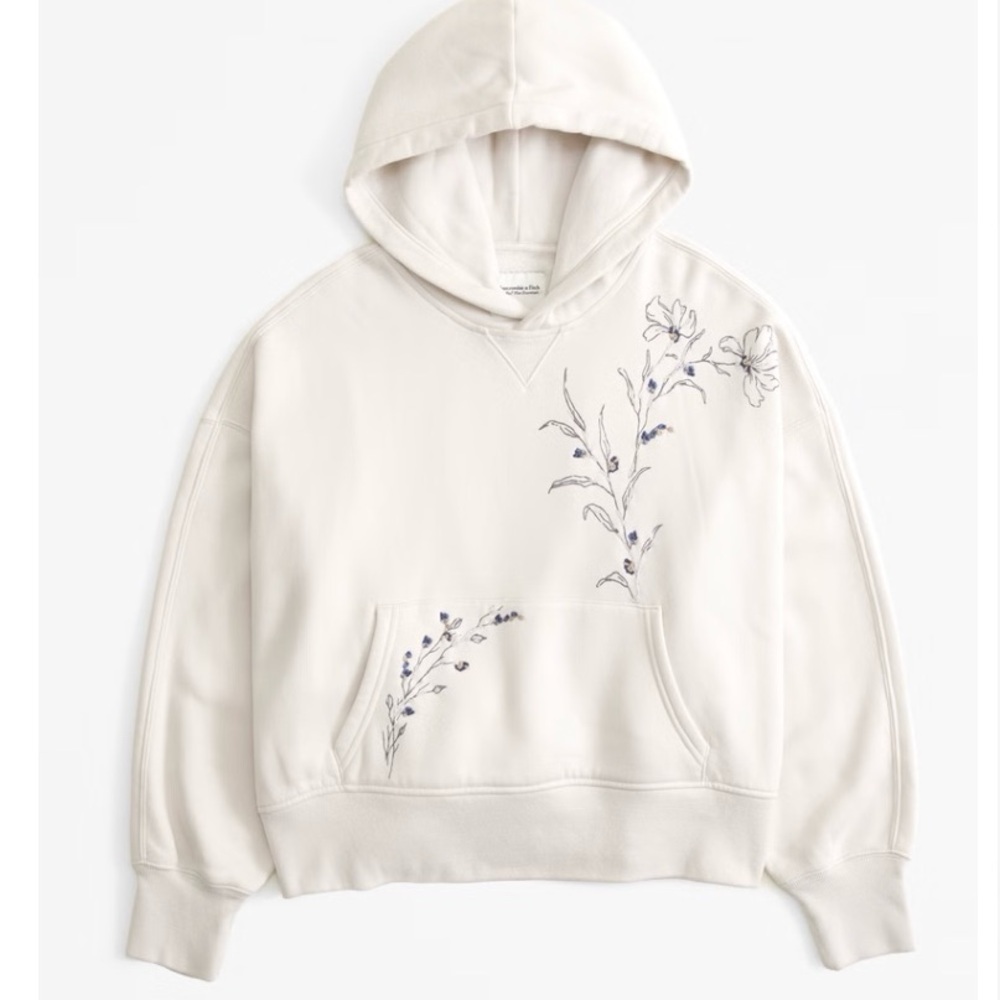 Abercrombie Essential Sunday Hoodie Cropped
